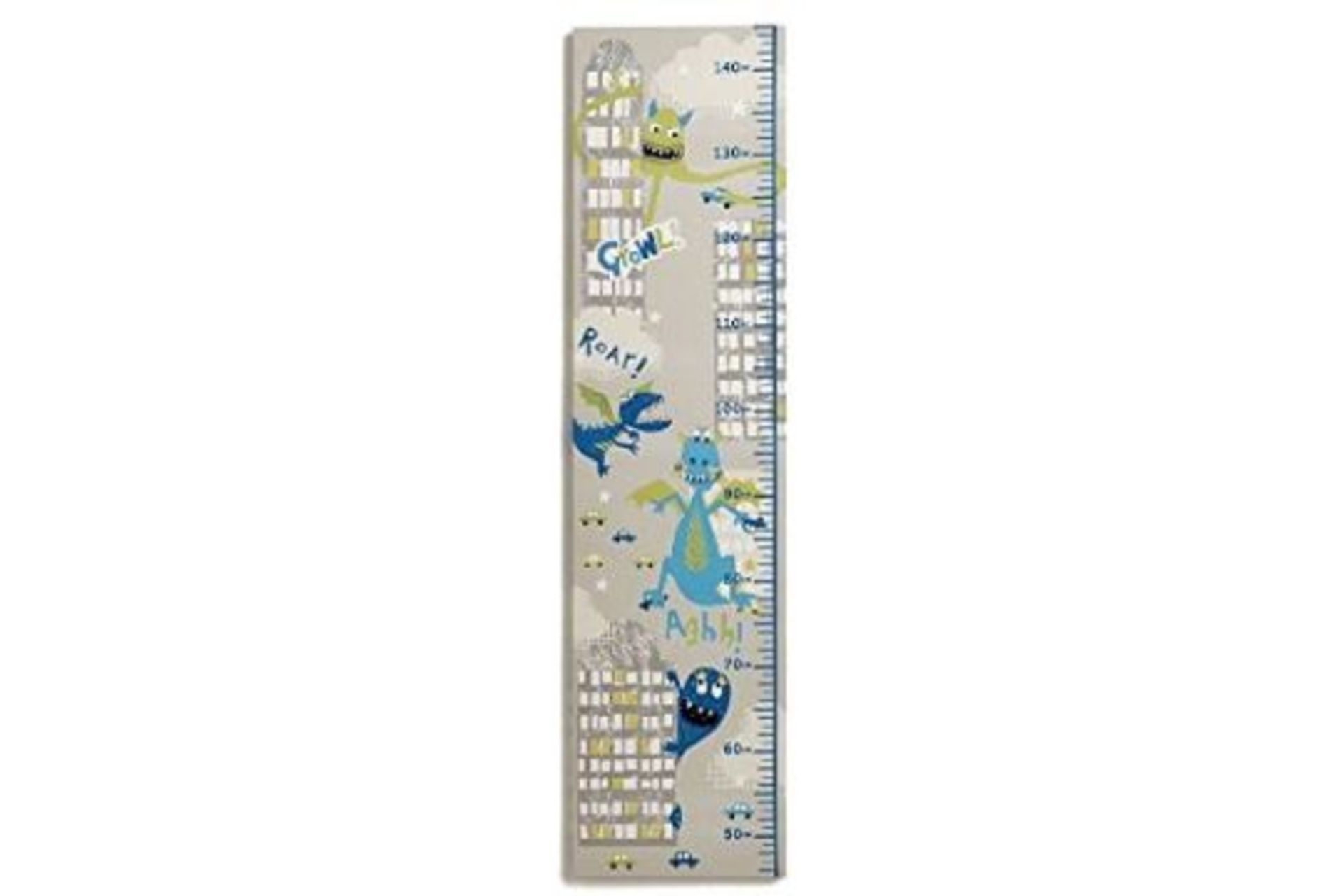 £15.39 each 6 x Arthouse Monster Madness Height Chart, Multi-Colour, 25 x 100 x 1.8 cm
