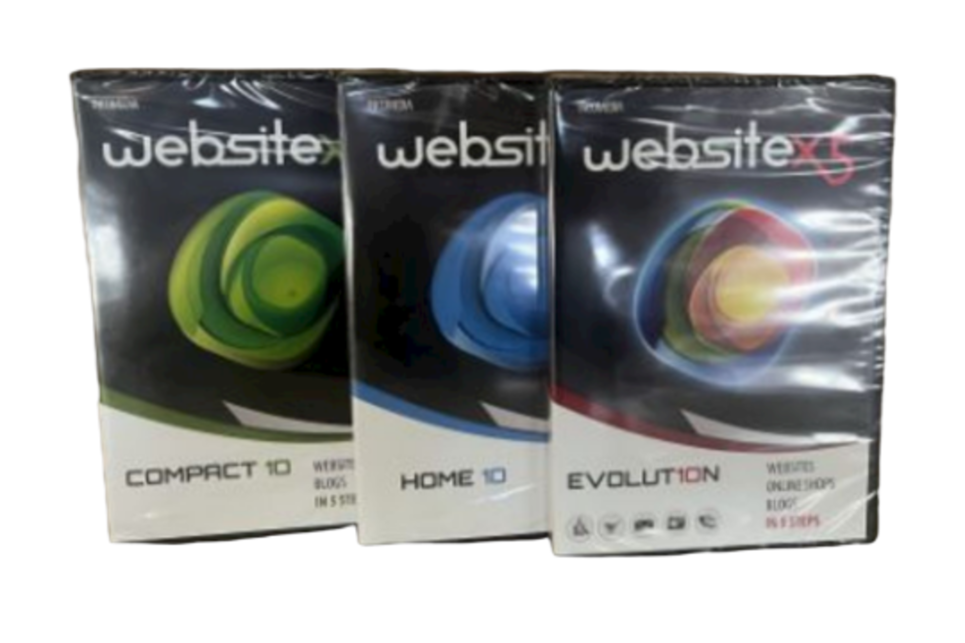 RRP £10.99 each 10 x Assorted Incomedia Websitex5 Website In 5 Steps (Home, Evolution, Compact)