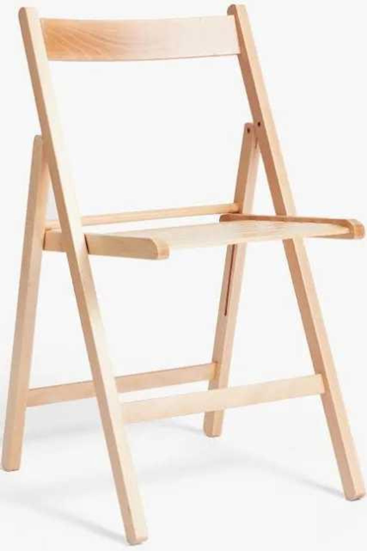 RRP £240 2 John Lewis Wooden Folding Chairs Buiani.