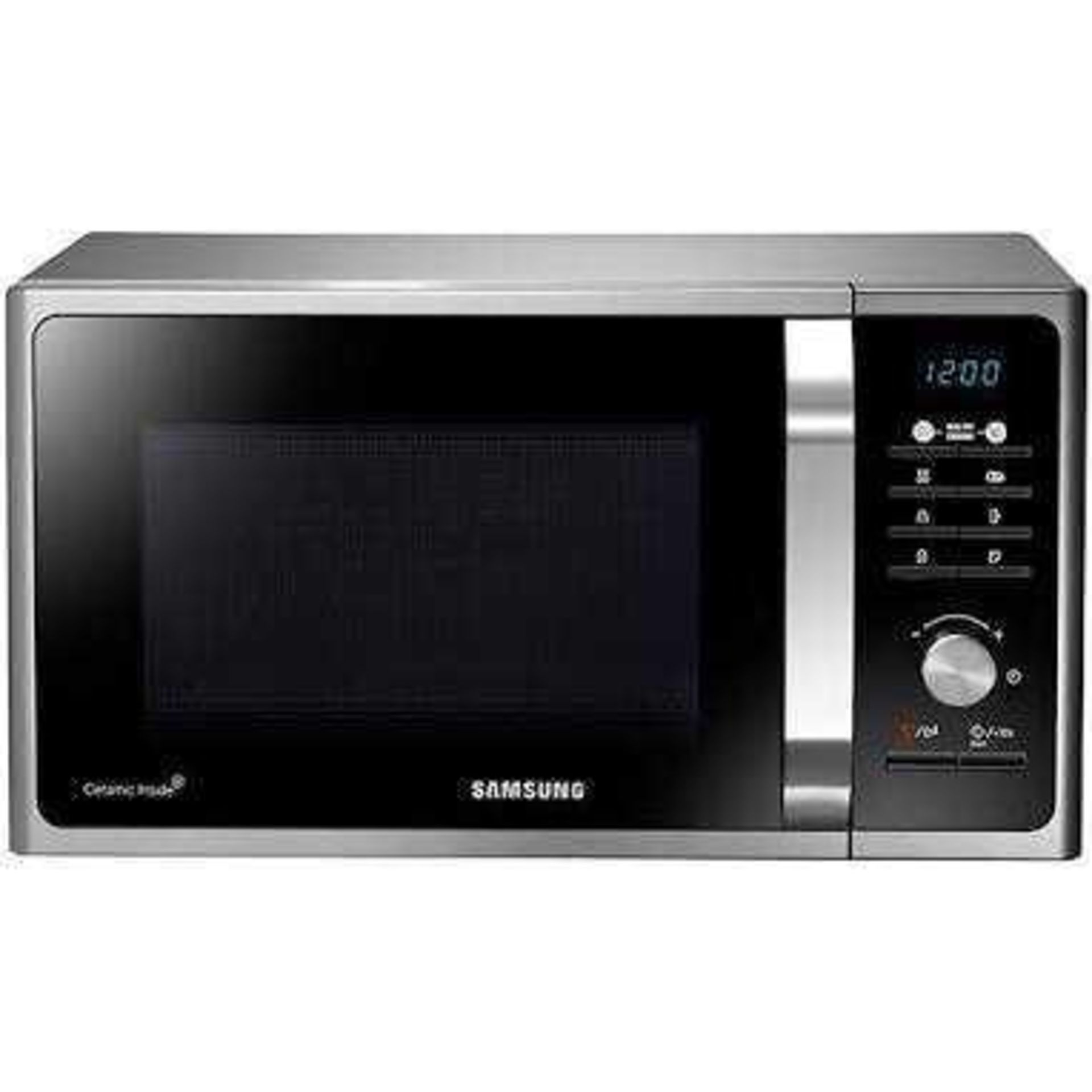 RRP £140 Unboxed silver Samsung microwave