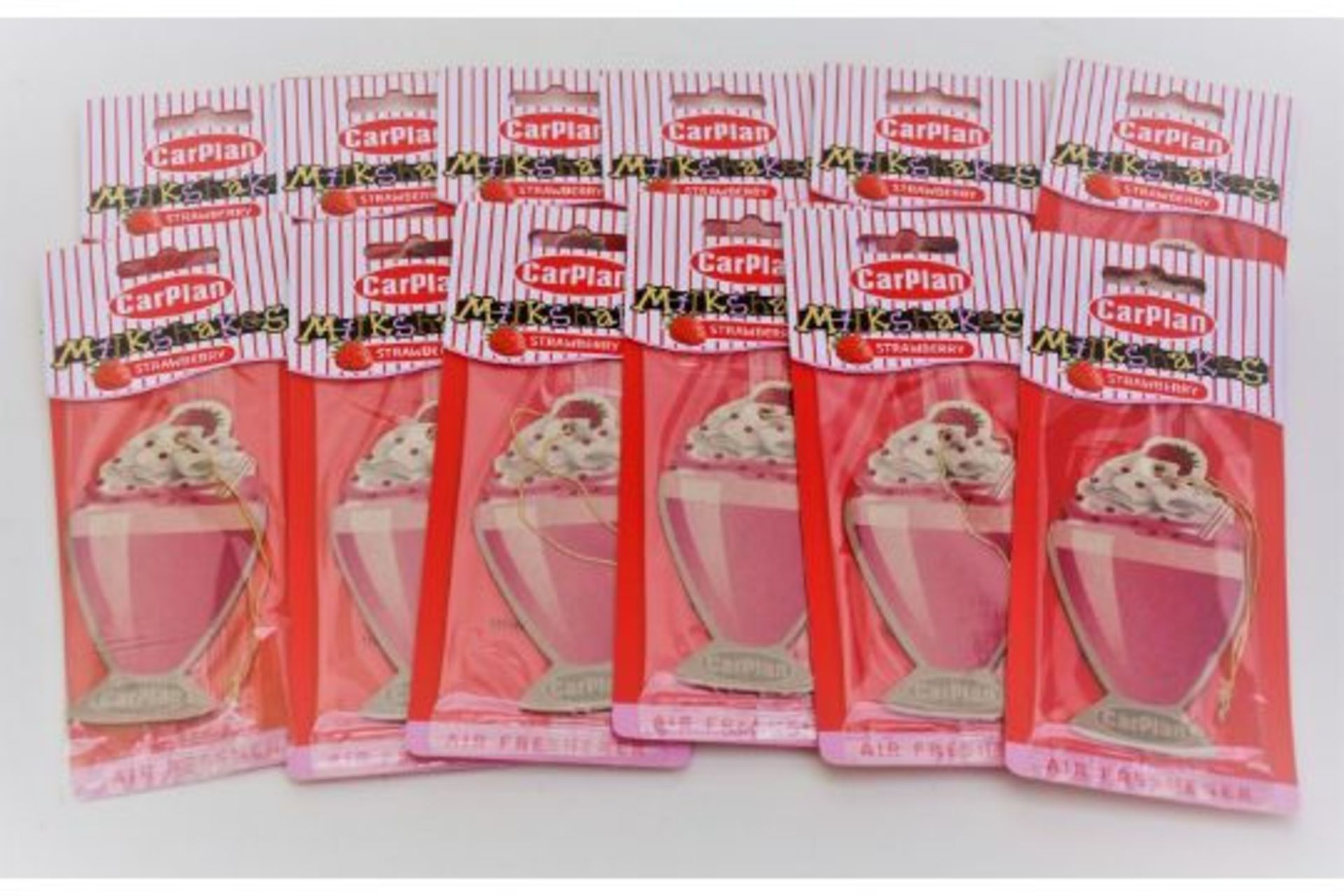 RRP £1.99 each 120 x Strawberry Milkshake Air Freshener RRP 1.99 ea