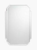 RRP £120 Lot To Contain 2 Boxed John Lewis Deco Rectangular Mirror (29228) (P)