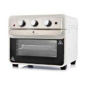 RRP £115 Boxed Cook's Essentials 5In1 Multi Oven White Air Fryer