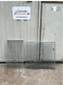 RRP £720 Galvanised Mesh Panels Forge Walkway Length: 1025Mm Width: 1200Mm 30Mm Flat Bar Round The
