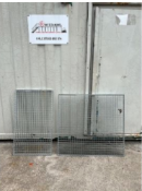 RRP £540 Galvanised Mesh Panels Forge WalkwayLength: 1000MmWidth: 1040Mm30Mm Flat Bar Round The