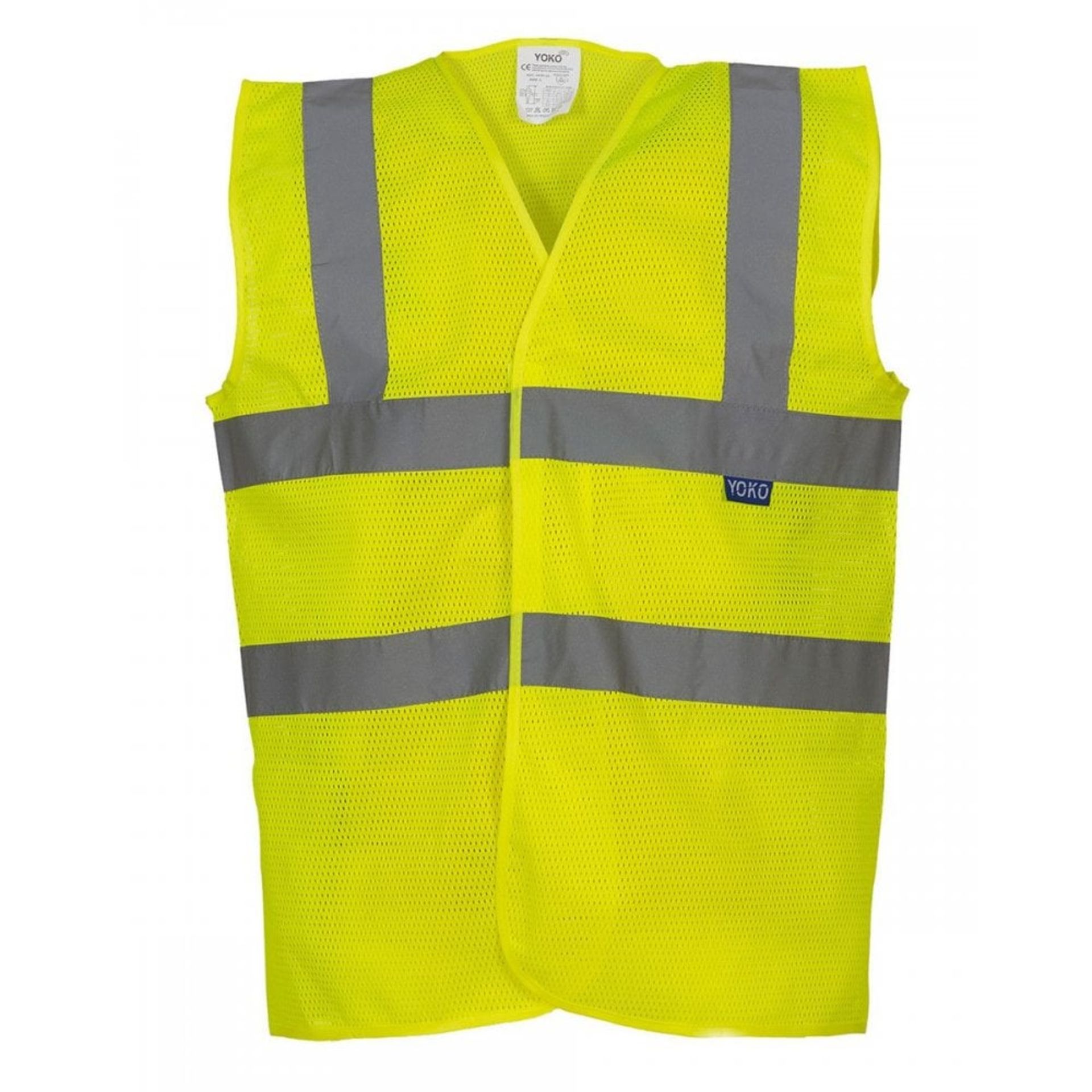 20 X High Vis Vests - Universal Size Rrp 3.49 Ea