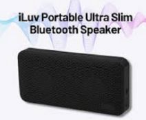 5 X Iluv Slim Portable Bluetooth Speaker Rrp 24.95 Ea