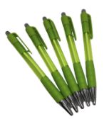 50 X Bic Lime Green Pens Rrp 1.27 Ea