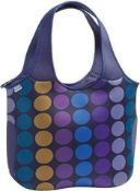 12 X Essential Neoprene Plum Dot Tote Bag Rrp 49.99