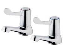 2 X Sets Of 2 Chrome Basin Taps - Rrp 30.00 Ea