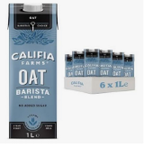 RRP £668 (Count 75) Spw47J0762N Califia Farms Oat Barista Blend With Calcium - Dairy Free, Lactose