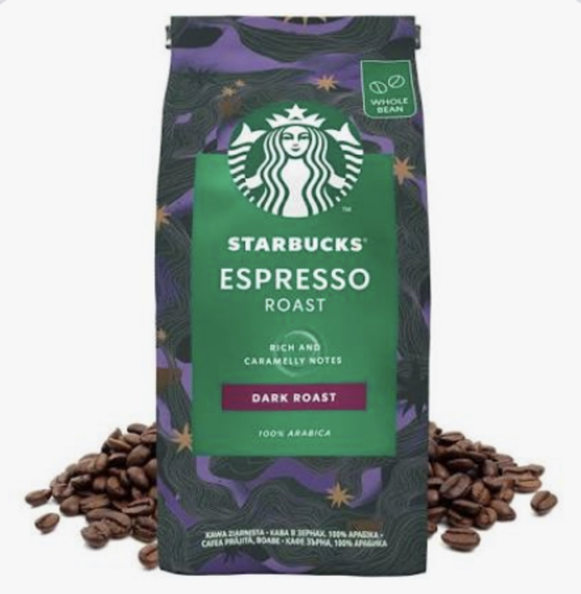 RRP £1722 (Count 82) Spw44E2528U Starbucks Espresso Roast Dark Roast Ground Coffee 200 G Bag (Pack