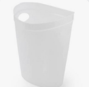 RRP £682 (Count 172) Spw49D5704B Addis 514806 Plastic Waste Paper Bathroom Bedroom Office Bin, 12