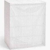 Rrp £100 John Lewis White Extra Large Laundry Basket