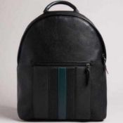 Rrp £100 Bagged Ted Baker Essentle Striped Black Back Pack