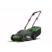 RRP £60 Boxed Powerbase Electric Rotary Lawn Mower