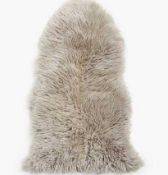 Rrp £200 Lot To Contain 4 Bagged Assorted John Lewis Sheep Skin Rugs