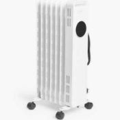 Rrp £65 1500W Oil Filled Radiator With Digital Display And Remote (2742879)