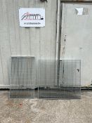 RRP £540 Galvanised Mesh Panels Forge Walkway Length: 1000Mm Width: 1040Mm 30Mm Flat Bar Round The