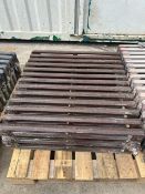 RRP £960 Brown Medium Cast Iron Wall Mounted Radiator Reproduction Length: 755MmWidth: 720MmDepth: