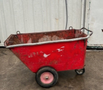 £570 Red Tipping Bin Overall Length: 1500Mm Overall Width: 730Mm Overall Height: 900Mm Inside