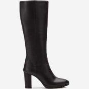 RRP £120 A Pair Of Suri Black Knee High Boots ,Size 5