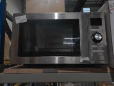 RRP £135 John Lewis Stainless Steel Microwave