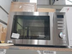 RRP £180 John Lewis Stainless Steel Microwave