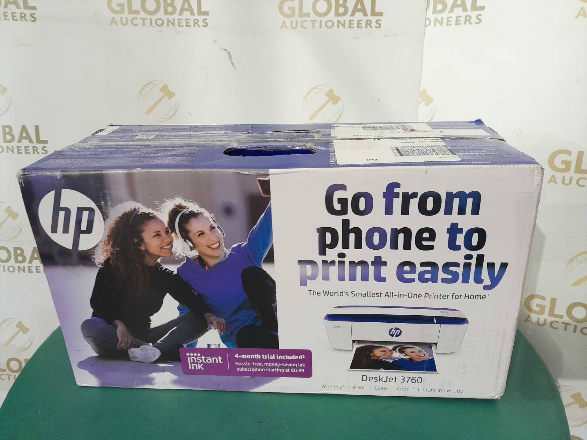 RRP £150 2 Boxed Hp Deskjet 3760 All In One Printers - Image 2 of 2
