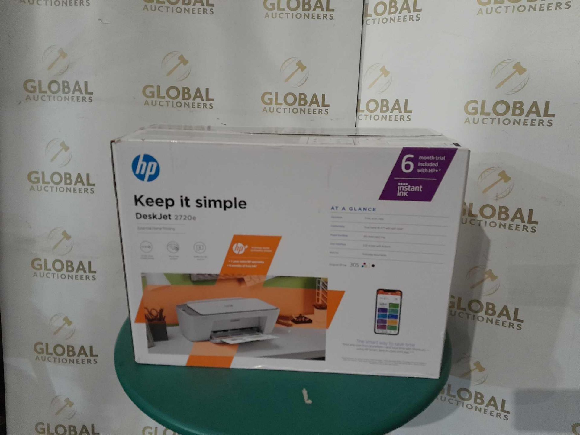 RRP £110 Boxed Hp Deskjet 2720E All In One Printer And Boxed Hp Deskjet 3760 All In One Printer - Image 2 of 2