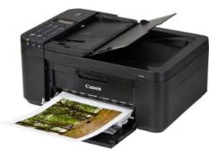 RRP £130 Lot To Contain 2 Boxed Assorted Printers To Include A Canon Pixma Tr4650 And A Hp Deskjet 2