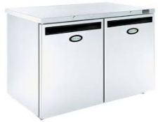 RRP £1000 Foster Hr360 Double Door Undercounter Refrigerator