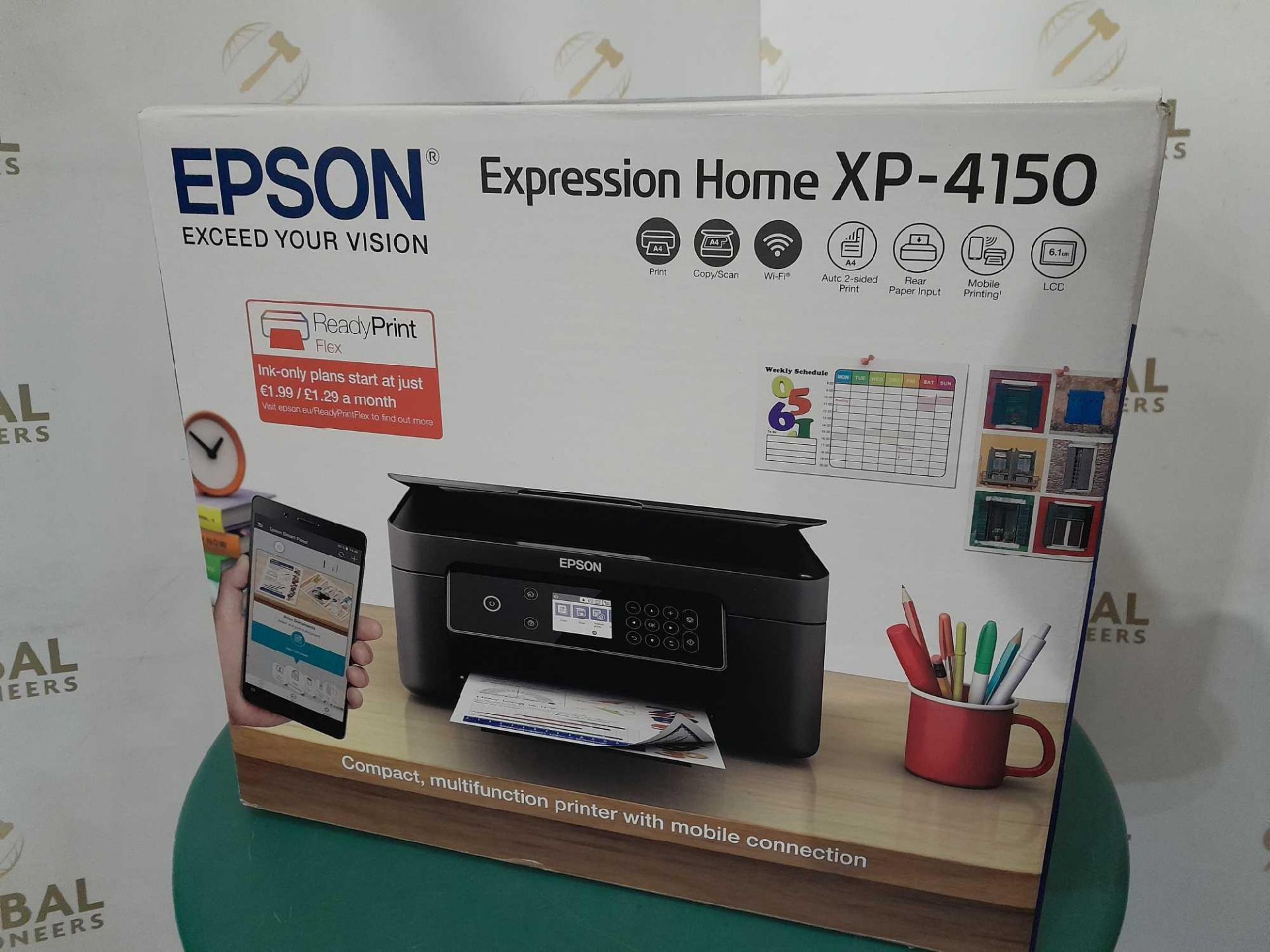 RRP £70 Boxed Epson Xp-4150 Wireless Printer - Image 2 of 2