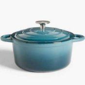 RRP £155 A Lot To Contain 8 Assorted Items To Include, Boxed John Lewis Cast Iron Casserole Dish Wi