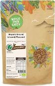 RRP £3344 (Count 273) Spw48Y3232R Wholefood Earth Organic Ground Linseed/Flaxseed 3 Kg Raw | Gmo Fr