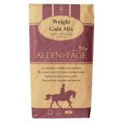 RRP £108 (Count 4) Spw34M7655R Allen & Page Weight Gain Mix Horse Feed, 20 Kg (Condition Reports