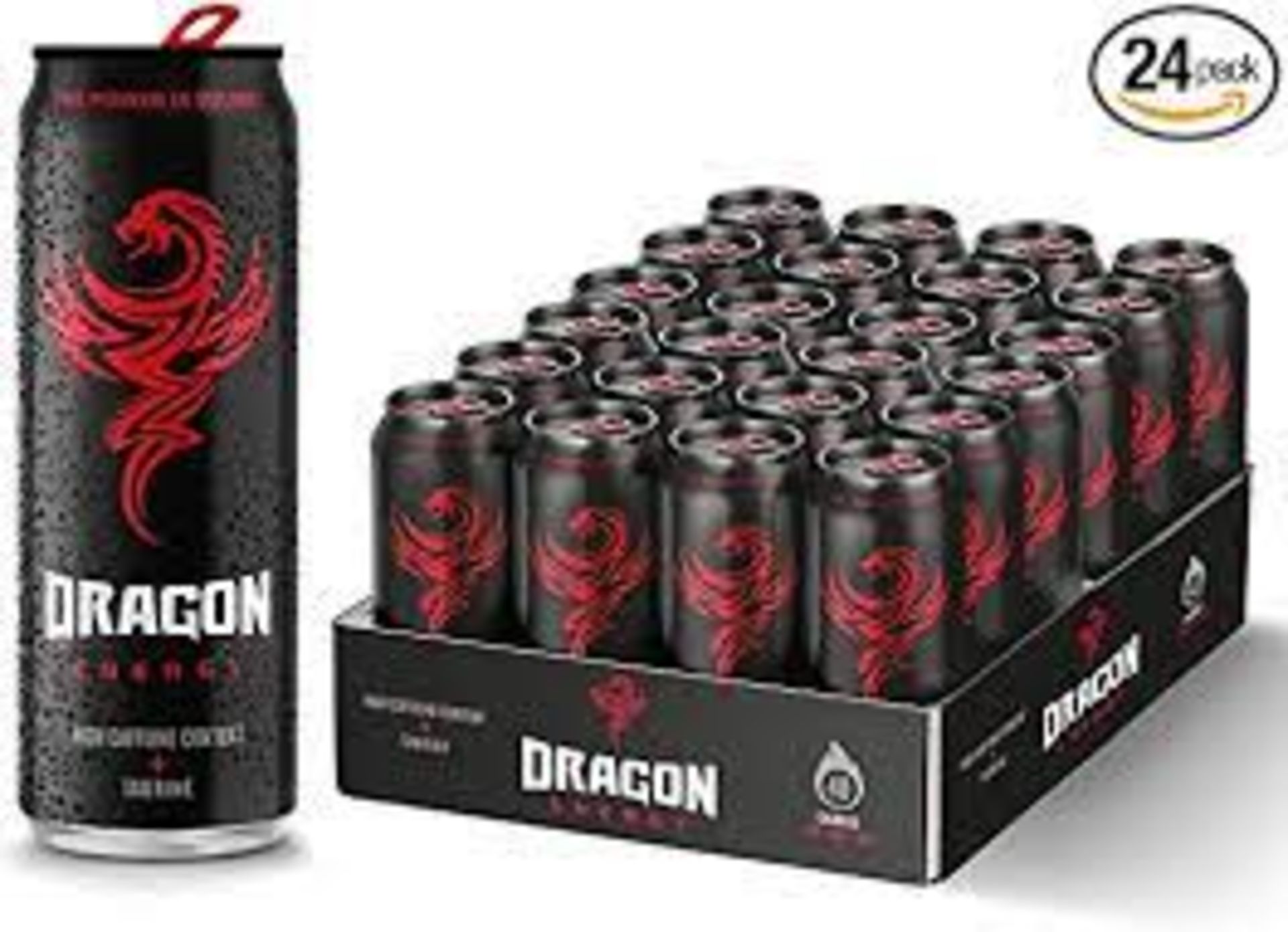 Rrp £1100 (Count 110) Spw46N5433V Dragon Energy Red 24 X 250 Ml | Contains Bvits* Caffeine And