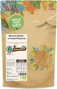 RRP £1108 (Count 122) Spw47Q1328P Wholefood Earth Organic Golden Linseed/Flaxseed ‚Äì 3 Kg | Raw |