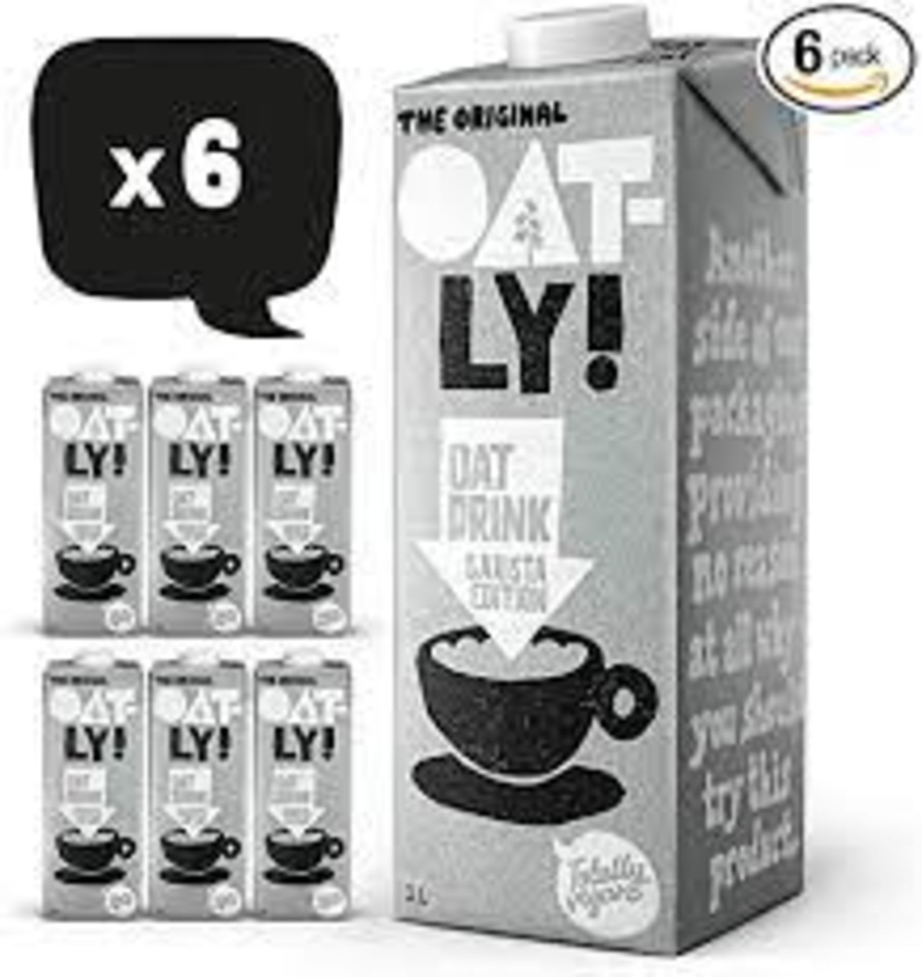 Rrp £467 (Count 56) Spw38X0179T Oatly Oat Drink Barista Edition, Pack Of 6Oatly Oat Drink Barista