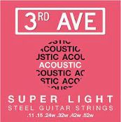 RRP £2120 (Count 723) Spw44I9349D 3Rd Avenue Super Light Phosphor Bronze Acoustic Guitar Strings