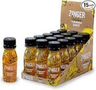 RRP £3835 (Count 236) - Spsrl11Cdkj - Zinger - Golden Turmeric Shot Made With Raw Pressed Turmeric