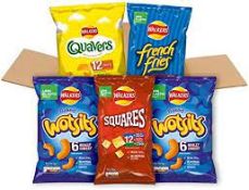 RRP £700 (Cout 42) Sp512538137 Walkers Under 100 Calories Snacks Box | Wotsits | Quavers | French F