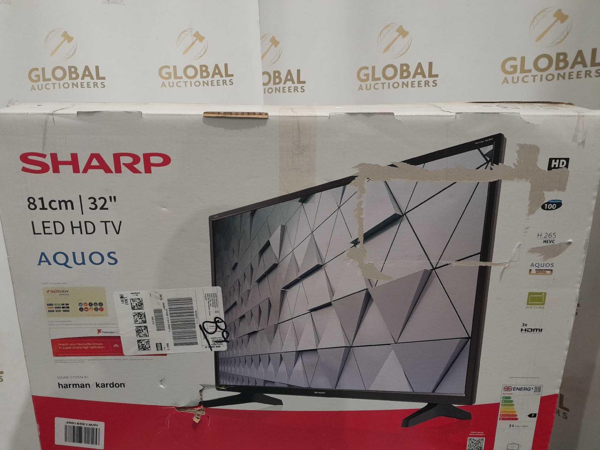 RRP £175 Boxed Sharp 32" Led Hd Tv - Image 2 of 2