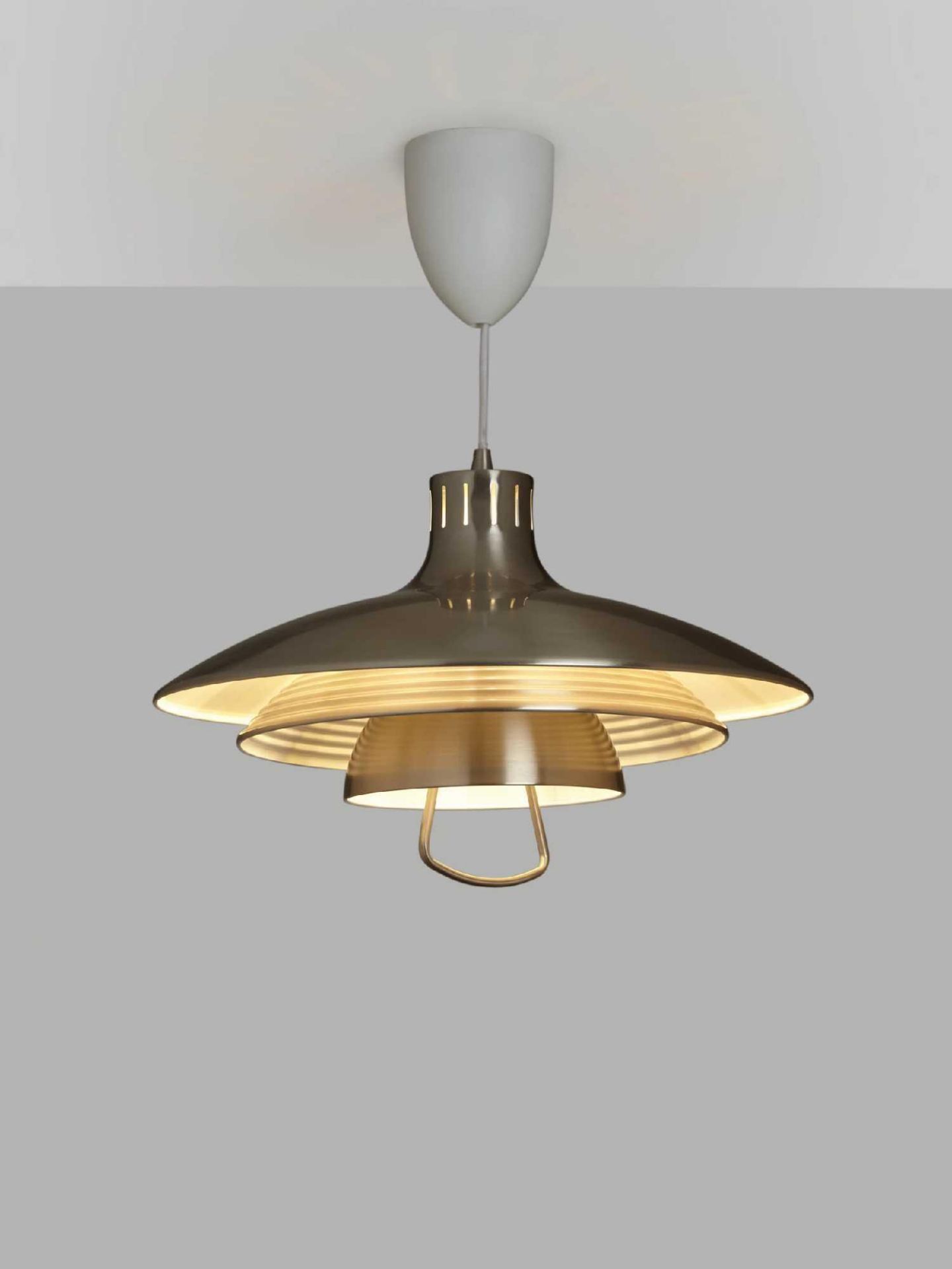 RRP £110 Stockholm Large Ceiling Light And John Lewis Metal Dome Pendant Ceiling Light