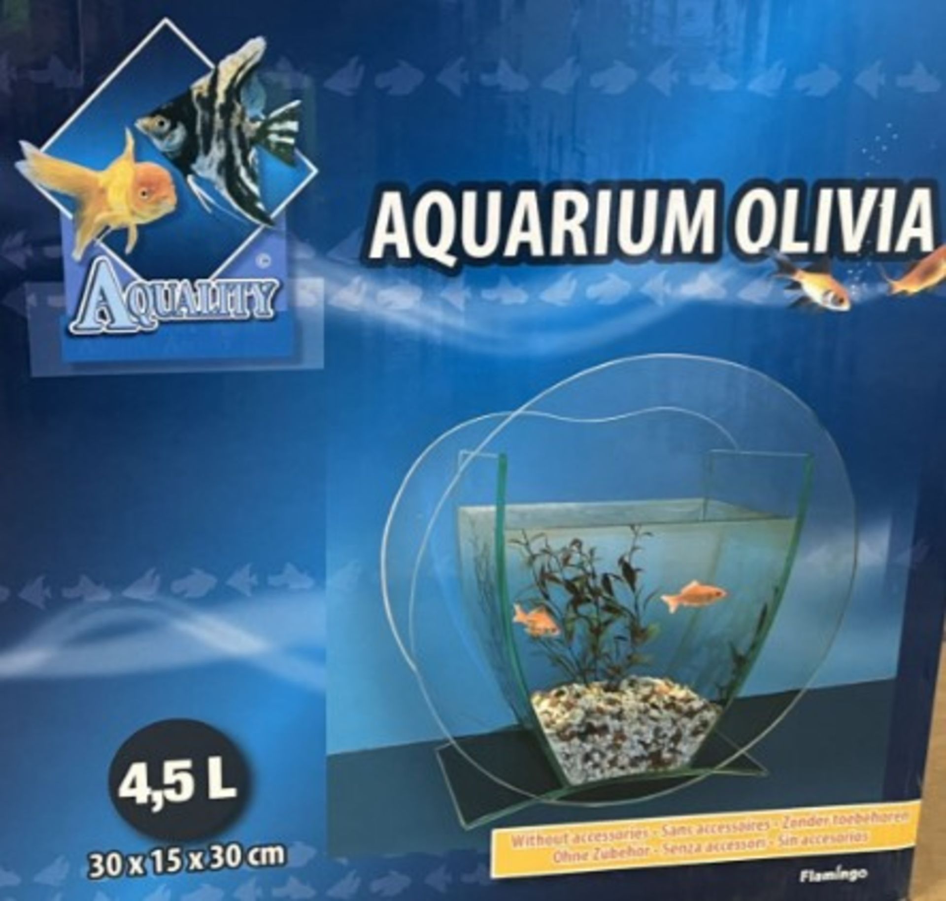 Aquarium Fish Tank Decorative Glass 4.5L
