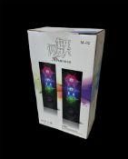 Mby 2 Piece Light Up 3D Speaker System Plug And Play Usb Powered