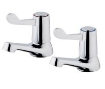 Chrome Basin Taps Are Great Value Lever Taps With A Modern Rounded Design And A High Quality