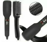 Summary Straightening Brush Seamless Bristles For All Hair Types. Ionic Technology For Healthy Silky