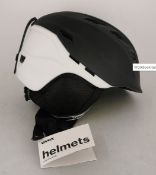 RRP 88.99 Uvex Comanche 2 edt Black & White Ski Helmet, Size 51-55cm