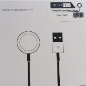 RRP 12.99each 10 x Zutra Tech Apple Watch Magnetic Charger to USB-C Cable 1m -